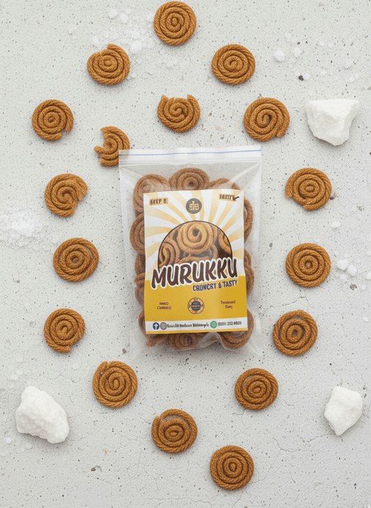 Salty Murukku - Crunchy South Indian Chakli